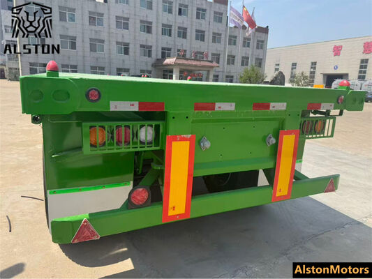 3 Axle Flatbed Trailer with 12 Locks for Ivory Coast – Factory Price